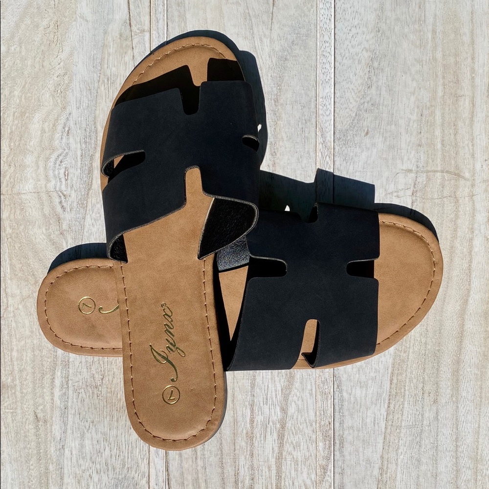 Maze Sandals (Black)